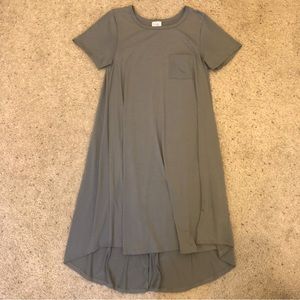 Gray T-Shirt Dress